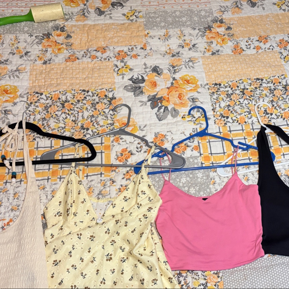 Mixed Women's Tops Bundle - Pink, Yellow, Black